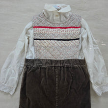 Load image into Gallery viewer, Vintage Floral/Brown Pantsuit + Shirt Bundle 4t
