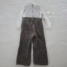 Load image into Gallery viewer, Vintage Floral/Brown Pantsuit + Shirt Bundle 4t
