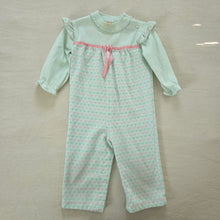 Load image into Gallery viewer, Vintage Healthtex Mint + Pink Bodysuit 9-12 months
