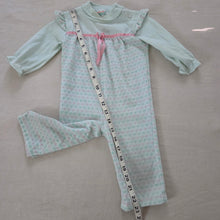 Load image into Gallery viewer, Vintage Healthtex Mint + Pink Bodysuit 9-12 months
