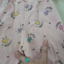 Load image into Gallery viewer, Vintage Girls Pattern Pink Bodysuit 2t
