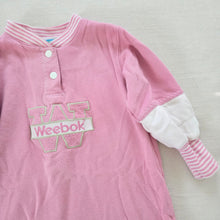 Load image into Gallery viewer, Vintage Weebok Pink Bodysuit 18 months
