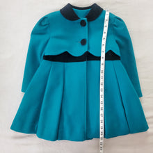 Load image into Gallery viewer, Vintage Rothschild Teal Scallop Peacoat 3t
