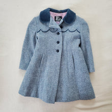 Load image into Gallery viewer, Vintage Pale Blue Scallop Peacoat 4t
