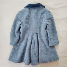 Load image into Gallery viewer, Vintage Pale Blue Scallop Peacoat 4t
