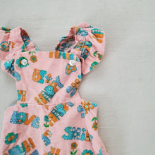 Load image into Gallery viewer, Vintage &quot;Happy Love Smile&quot; Overalls 9-12 months
