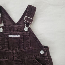 Load image into Gallery viewer, Vintage Gap Brown Velvet Overalls 3-6 months
