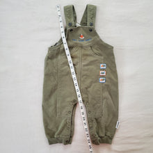 Load image into Gallery viewer, Vintage Healthtex Construction Green Overalls 12 months

