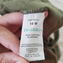 Load image into Gallery viewer, Vintage Healthtex Construction Green Overalls 12 months
