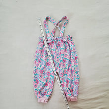 Load image into Gallery viewer, Vintage Floral Suspender Pants 12-18 months
