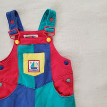 Load image into Gallery viewer, Vintage Gymboree Color Block Overalls 9-12 months
