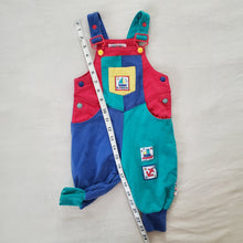 Load image into Gallery viewer, Vintage Gymboree Color Block Overalls 9-12 months
