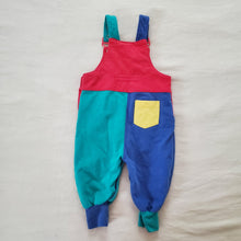 Load image into Gallery viewer, Vintage Gymboree Color Block Overalls 9-12 months
