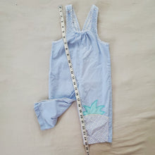 Load image into Gallery viewer, Vintage Blue Pineapple Overalls 18 months
