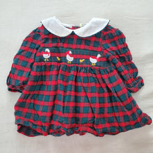 Load image into Gallery viewer, Vintage Duck Winter Plaid Dress 6 months
