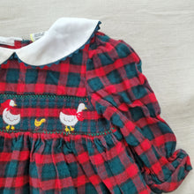 Load image into Gallery viewer, Vintage Duck Winter Plaid Dress 6 months
