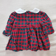 Load image into Gallery viewer, Vintage Duck Winter Plaid Dress 6 months
