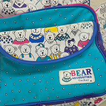 Load image into Gallery viewer, Vintage Bear Diaper Bag + Changing Mat
