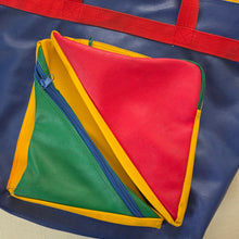 Load image into Gallery viewer, Vintage Primary Color Block Shoulder Bag
