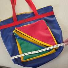 Load image into Gallery viewer, Vintage Primary Color Block Shoulder Bag
