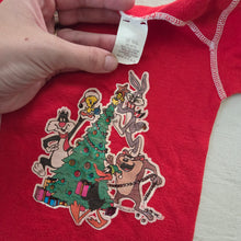 Load image into Gallery viewer, Vintage 80s Looney Tunes Christmas Baby Tee 6-9 months
