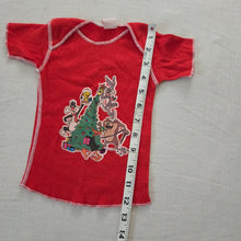 Load image into Gallery viewer, Vintage 80s Looney Tunes Christmas Baby Tee 6-9 months
