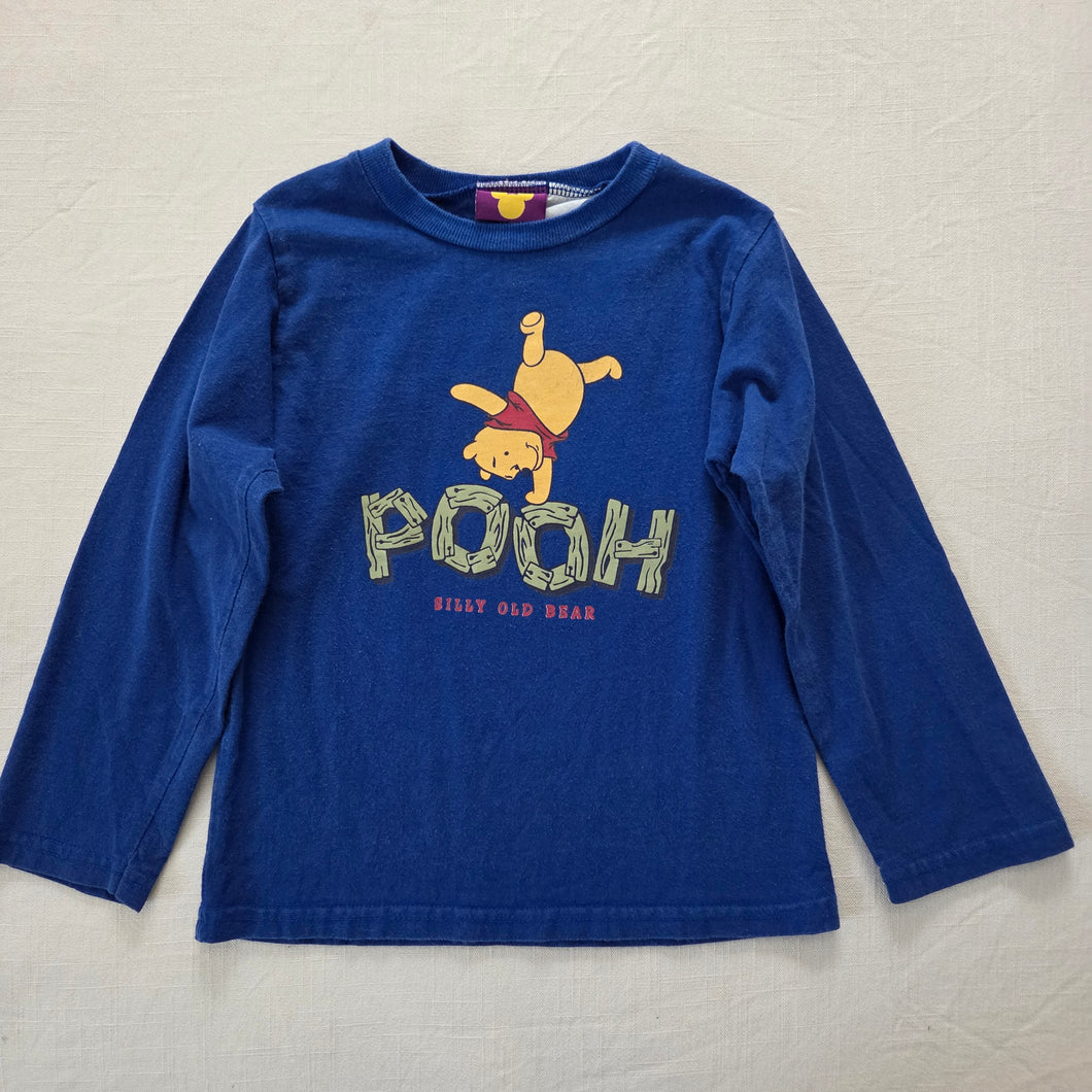 Vintage Y2K Pooh Cartwheel Long Sleeve 5t