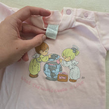 Load image into Gallery viewer, Vintage Precious Moments Pink Romper 0-3 months
