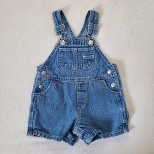 Load image into Gallery viewer, Vintage Gap Denim Shortalls 3-6 months
