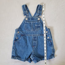 Load image into Gallery viewer, Vintage Gap Denim Shortalls 3-6 months
