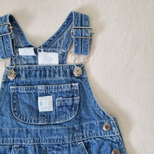 Load image into Gallery viewer, Vintage Denim Shortalls 6-9 months
