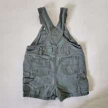 Load image into Gallery viewer, Vintage Old Navy Army Green Shortalls 6-12 months
