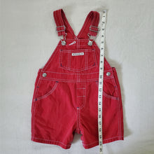 Load image into Gallery viewer, Vintage Gap Red Shortalls 12-18 months
