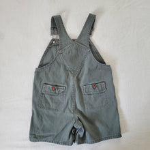 Load image into Gallery viewer, Vintage Gap Army Green Shortalls 3t
