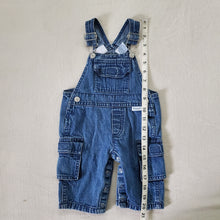 Load image into Gallery viewer, Vintage Cargo Denim Overalls 3 months
