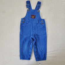 Load image into Gallery viewer, Vintage Blue Denim Overalls 2t/3t
