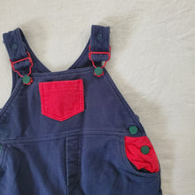 Load image into Gallery viewer, Vintage Color Block Jogger Overalls 3-6 months
