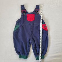Load image into Gallery viewer, Vintage Color Block Jogger Overalls 3-6 months
