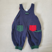 Load image into Gallery viewer, Vintage Color Block Jogger Overalls 3-6 months
