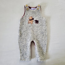 Load image into Gallery viewer, Vintage Sherpa Bear Overalls 6-9 months
