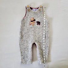 Load image into Gallery viewer, Vintage Sherpa Bear Overalls 6-9 months
