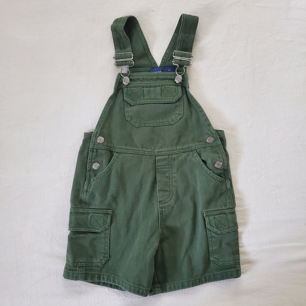 Vintage Dark Green Shortalls 4t
