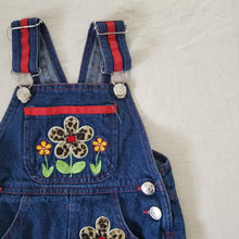 Load image into Gallery viewer, Vintage Leopard Flowers Denim Skirtall 12 months
