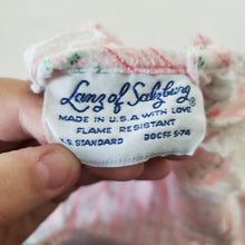 Load image into Gallery viewer, Vintage Pink Wallpaper Floral Nightgown 6-12 months
