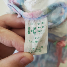 Load image into Gallery viewer, Vintage Blue &amp; Pink Floral Nightgown 3-6 months
