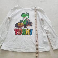 Load image into Gallery viewer, Long-Sleeve Yoshi Mario Cart Shirt 4t
