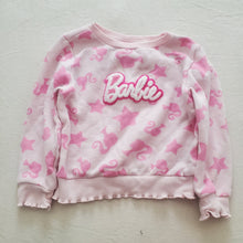 Load image into Gallery viewer, Barbie Pattern Pink Sweater 4t
