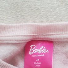Load image into Gallery viewer, Barbie Pattern Pink Sweater 4t
