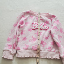Load image into Gallery viewer, Barbie Pattern Pink Sweater 4t
