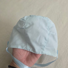 Load image into Gallery viewer, Vintage Baby Blue Bonnet 3-6 months
